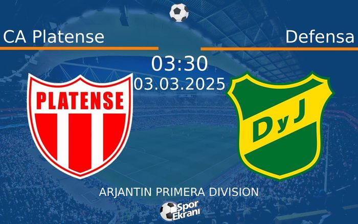 03 Mart 2025 CA Platense vs Defensa maçı Hangi Kanalda Saat Kaçta Yayınlanacak? 03 Mart 2025 CA Platense vs Defensa maçı Hangi Kanalda Saat Kaçta Yayınlanacak?