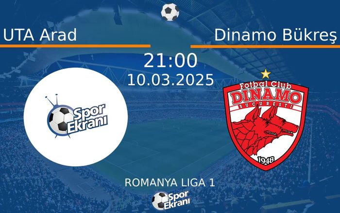 10 Mart 2025 UTA Arad vs Dinamo Bükreş maçı Hangi Kanalda Saat Kaçta Yayınlanacak? 10 Mart 2025 UTA Arad vs Dinamo Bükreş maçı Hangi Kanalda Saat Kaçta Yayınlanacak?