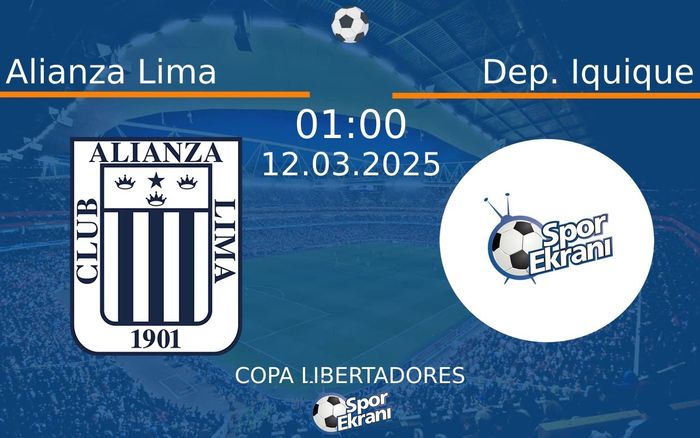 12 Mart 2025 Alianza Lima vs Dep. Iquique maçı Hangi Kanalda Saat Kaçta Yayınlanacak? 12 Mart 2025 Alianza Lima vs Dep. Iquique maçı Hangi Kanalda Saat Kaçta Yayınlanacak?