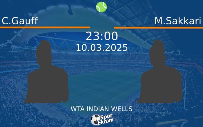 10 Mart 2025 C.Gauff vs M.Sakkari maçı Hangi Kanalda Saat Kaçta Yayınlanacak? 10 Mart 2025 C.Gauff vs M.Sakkari maçı Hangi Kanalda Saat Kaçta Yayınlanacak?