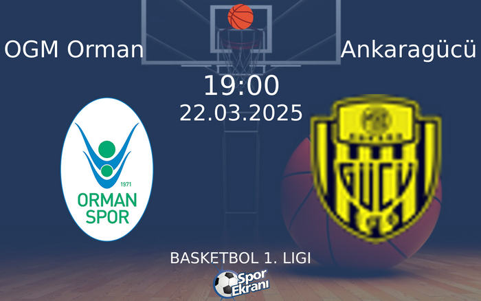22 Mart 2025 OGM Orman vs Ankaragücü maçı Hangi Kanalda Saat Kaçta Yayınlanacak? 22 Mart 2025 OGM Orman vs Ankaragücü maçı Hangi Kanalda Saat Kaçta Yayınlanacak?