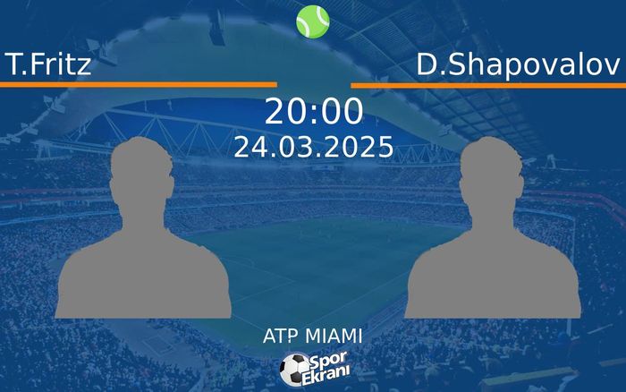 24 Mart 2025 T.Fritz vs D.Shapovalov maçı Hangi Kanalda Saat Kaçta Yayınlanacak? 24 Mart 2025 T.Fritz vs D.Shapovalov maçı Hangi Kanalda Saat Kaçta Yayınlanacak?