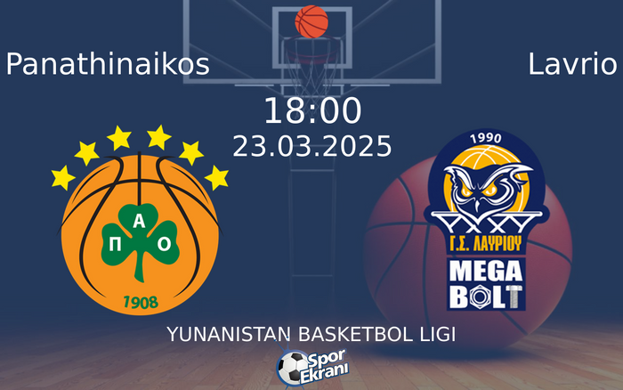 23 Mart 2025 Panathinaikos vs Lavrio maçı Hangi Kanalda Saat Kaçta Yayınlanacak? 23 Mart 2025 Panathinaikos vs Lavrio maçı Hangi Kanalda Saat Kaçta Yayınlanacak?