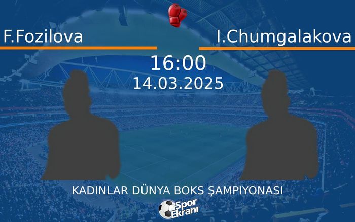 14 Mart 2025 F.Fozilova vs I.Chumgalakova maçı Hangi Kanalda Saat Kaçta Yayınlanacak? 14 Mart 2025 F.Fozilova vs I.Chumgalakova maçı Hangi Kanalda Saat Kaçta Yayınlanacak?