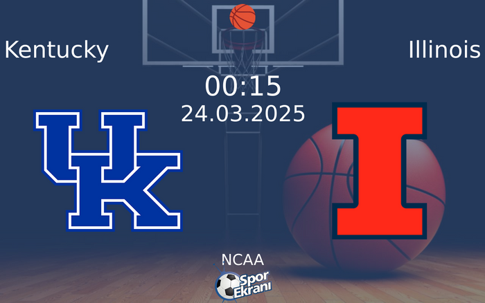 24 Mart 2025 Kentucky vs Illinois maçı Hangi Kanalda Saat Kaçta Yayınlanacak? 24 Mart 2025 Kentucky vs Illinois maçı Hangi Kanalda Saat Kaçta Yayınlanacak?