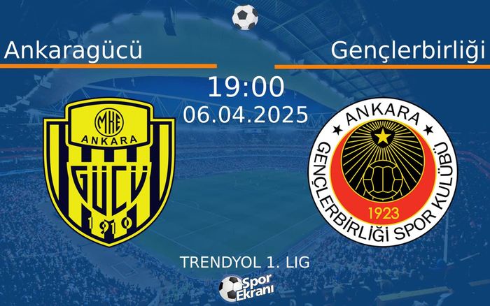 06 Nisan 2025 Ankaragücü vs Gençlerbirliği maçı Hangi Kanalda Saat Kaçta Yayınlanacak? 06 Nisan 2025 Ankaragücü vs Gençlerbirliği maçı Hangi Kanalda Saat Kaçta Yayınlanacak?