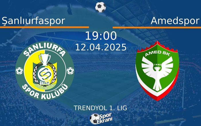 12 Nisan 2025 Şanlıurfaspor vs Amedspor maçı Hangi Kanalda Saat Kaçta Yayınlanacak? 12 Nisan 2025 Şanlıurfaspor vs Amedspor maçı Hangi Kanalda Saat Kaçta Yayınlanacak?