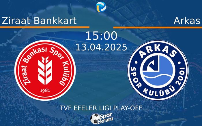 13 Nisan 2025 Ziraat Bankkart vs Arkas maçı Hangi Kanalda Saat Kaçta Yayınlanacak? 13 Nisan 2025 Ziraat Bankkart vs Arkas maçı Hangi Kanalda Saat Kaçta Yayınlanacak?