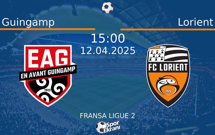 12 Nisan 2025 Guingamp vs Lorient maçı Hangi Kanalda Saat Kaçta Yayınlanacak? 12 Nisan 2025 Guingamp vs Lorient maçı Hangi Kanalda Saat Kaçta Yayınlanacak?