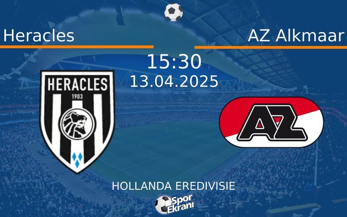 13 Nisan 2025 Heracles vs AZ Alkmaar maçı Hangi Kanalda Saat Kaçta Yayınlanacak? 13 Nisan 2025 Heracles vs AZ Alkmaar maçı Hangi Kanalda Saat Kaçta Yayınlanacak?