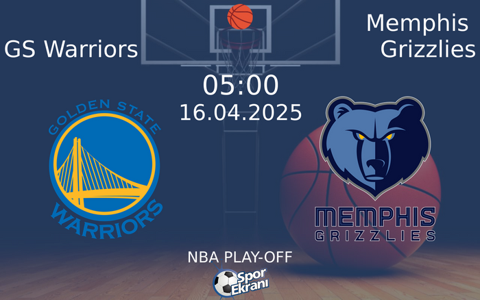 16 Nisan 2025 GS Warriors vs Memphis Grizzlies maçı Hangi Kanalda Saat Kaçta Yayınlanacak? 16 Nisan 2025 GS Warriors vs Memphis Grizzlies maçı Hangi Kanalda Saat Kaçta Yayınlanacak?