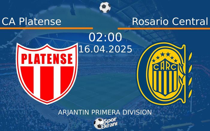 16 Nisan 2025 CA Platense vs Rosario Central maçı Hangi Kanalda Saat Kaçta Yayınlanacak? 16 Nisan 2025 CA Platense vs Rosario Central maçı Hangi Kanalda Saat Kaçta Yayınlanacak?