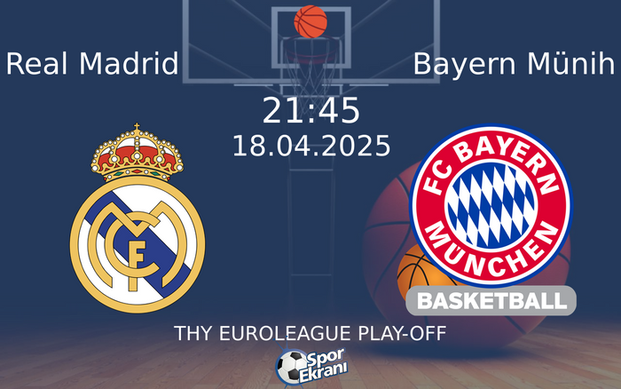 18 Nisan 2025 Real Madrid vs Bayern Münih maçı Hangi Kanalda Saat Kaçta Yayınlanacak? 18 Nisan 2025 Real Madrid vs Bayern Münih maçı Hangi Kanalda Saat Kaçta Yayınlanacak?