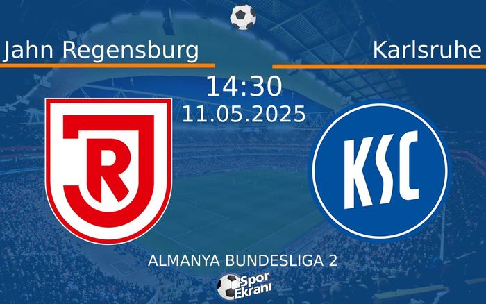 11 Mayıs 2025 Jahn Regensburg vs Karlsruhe maçı Hangi Kanalda Saat Kaçta Yayınlanacak? 11 Mayıs 2025 Jahn Regensburg vs Karlsruhe maçı Hangi Kanalda Saat Kaçta Yayınlanacak?