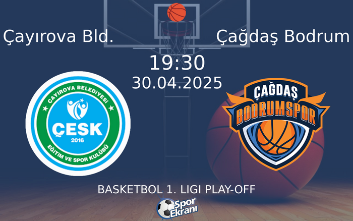 30 Nisan 2025 Çayırova Bld. vs Çağdaş Bodrum maçı Hangi Kanalda Saat Kaçta Yayınlanacak? 30 Nisan 2025 Çayırova Bld. vs Çağdaş Bodrum maçı Hangi Kanalda Saat Kaçta Yayınlanacak?