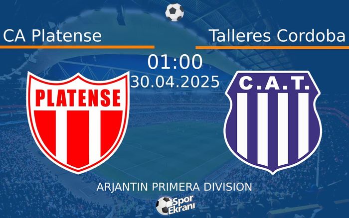 30 Nisan 2025 CA Platense vs Talleres Cordoba maçı Hangi Kanalda Saat Kaçta Yayınlanacak? 30 Nisan 2025 CA Platense vs Talleres Cordoba maçı Hangi Kanalda Saat Kaçta Yayınlanacak?