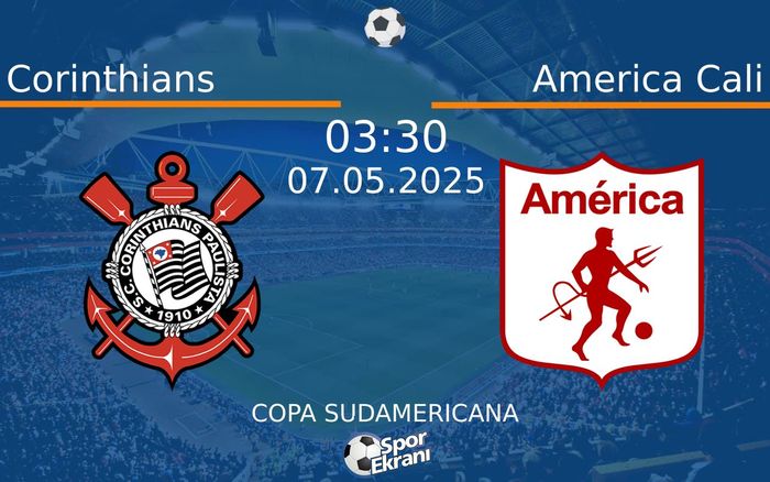 07 Mayıs 2025 Corinthians vs America Cali maçı Hangi Kanalda Saat Kaçta Yayınlanacak? 07 Mayıs 2025 Corinthians vs America Cali maçı Hangi Kanalda Saat Kaçta Yayınlanacak?