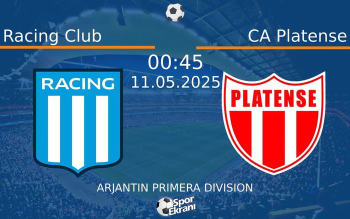 11 Mayıs 2025 Racing Club vs CA Platense maçı Hangi Kanalda Saat Kaçta Yayınlanacak? 11 Mayıs 2025 Racing Club vs CA Platense maçı Hangi Kanalda Saat Kaçta Yayınlanacak?