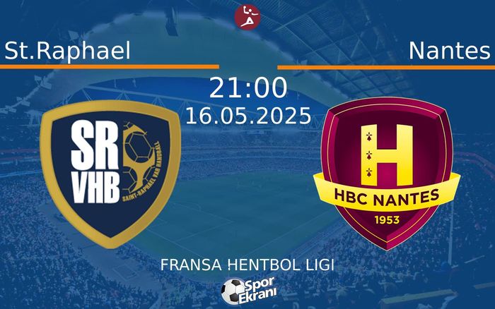 16 Mayıs 2025 St.Raphael vs Nantes maçı Hangi Kanalda Saat Kaçta Yayınlanacak? 16 Mayıs 2025 St.Raphael vs Nantes maçı Hangi Kanalda Saat Kaçta Yayınlanacak?