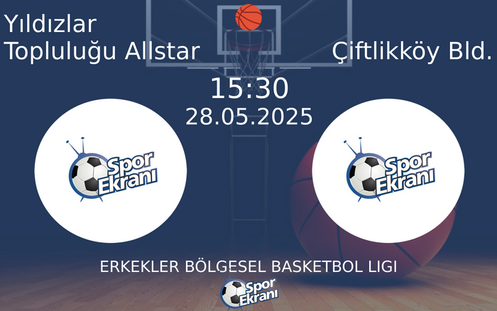 28 Mayıs 2025 Yıldızlar Topluluğu Allstar vs Çiftlikköy Bld. maçı Hangi Kanalda Saat Kaçta Yayınlanacak? 28 Mayıs 2025 Yıldızlar Topluluğu Allstar vs Çiftlikköy Bld. maçı Hangi Kanalda Saat Kaçta Yayınlanacak?