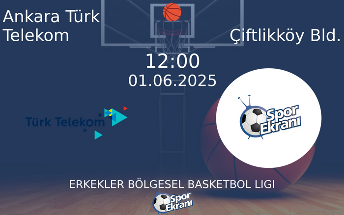 01 Haziran 2025 Ankara Türk Telekom vs Çiftlikköy Bld. maçı Hangi Kanalda Saat Kaçta Yayınlanacak? 01 Haziran 2025 Ankara Türk Telekom vs Çiftlikköy Bld. maçı Hangi Kanalda Saat Kaçta Yayınlanacak?