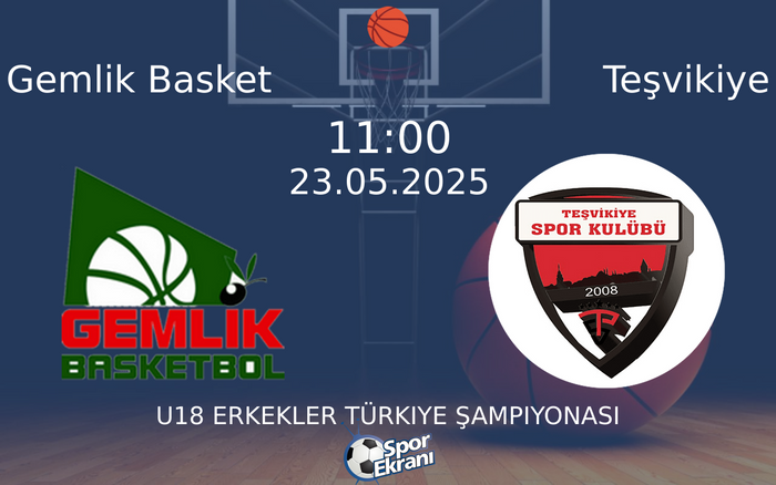23 Mayıs 2025 Gemlik Basket vs Teşvikiye maçı Hangi Kanalda Saat Kaçta Yayınlanacak? 23 Mayıs 2025 Gemlik Basket vs Teşvikiye maçı Hangi Kanalda Saat Kaçta Yayınlanacak?