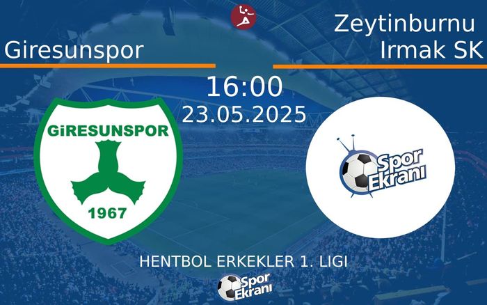 23 Mayıs 2025 Giresunspor vs Zeytinburnu Irmak SK maçı Hangi Kanalda Saat Kaçta Yayınlanacak? 23 Mayıs 2025 Giresunspor vs Zeytinburnu Irmak SK maçı Hangi Kanalda Saat Kaçta Yayınlanacak?