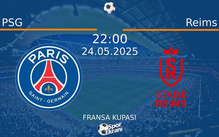 24 Mayıs 2025 PSG vs Reims maçı Hangi Kanalda Saat Kaçta Yayınlanacak? 24 Mayıs 2025 PSG vs Reims maçı Hangi Kanalda Saat Kaçta Yayınlanacak?