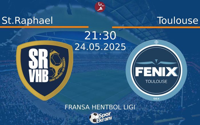 24 Mayıs 2025 St.Raphael vs Toulouse maçı Hangi Kanalda Saat Kaçta Yayınlanacak? 24 Mayıs 2025 St.Raphael vs Toulouse maçı Hangi Kanalda Saat Kaçta Yayınlanacak?