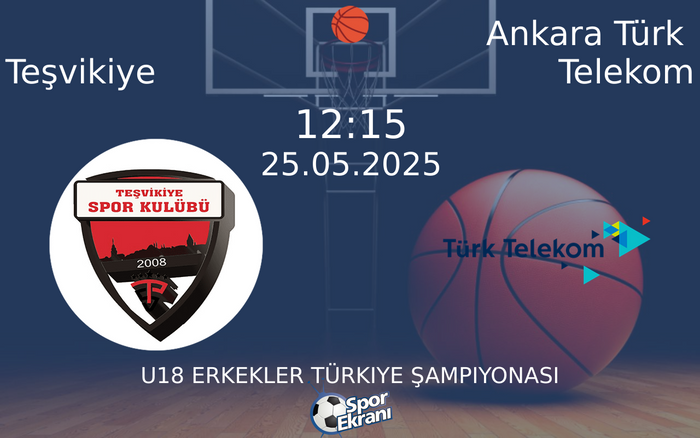 25 Mayıs 2025 Teşvikiye vs Ankara Türk Telekom maçı Hangi Kanalda Saat Kaçta Yayınlanacak? 25 Mayıs 2025 Teşvikiye vs Ankara Türk Telekom maçı Hangi Kanalda Saat Kaçta Yayınlanacak?