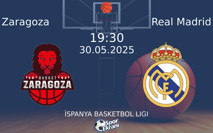 30 Mayıs 2025 Zaragoza vs Real Madrid maçı Hangi Kanalda Saat Kaçta Yayınlanacak? 30 Mayıs 2025 Zaragoza vs Real Madrid maçı Hangi Kanalda Saat Kaçta Yayınlanacak?