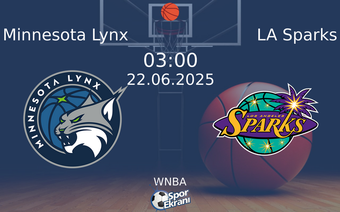 22 Haziran 2025 Minnesota Lynx vs LA Sparks maçı Hangi Kanalda Saat Kaçta Yayınlanacak? 22 Haziran 2025 Minnesota Lynx vs LA Sparks maçı Hangi Kanalda Saat Kaçta Yayınlanacak?