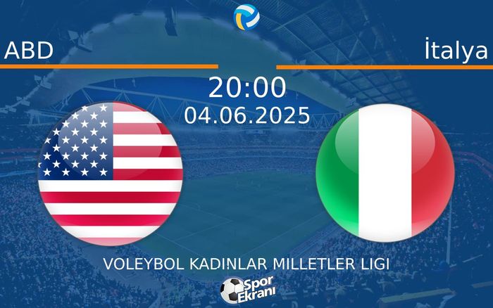 04 Haziran 2025 ABD vs İtalya maçı Hangi Kanalda Saat Kaçta Yayınlanacak? 04 Haziran 2025 ABD vs İtalya maçı Hangi Kanalda Saat Kaçta Yayınlanacak?