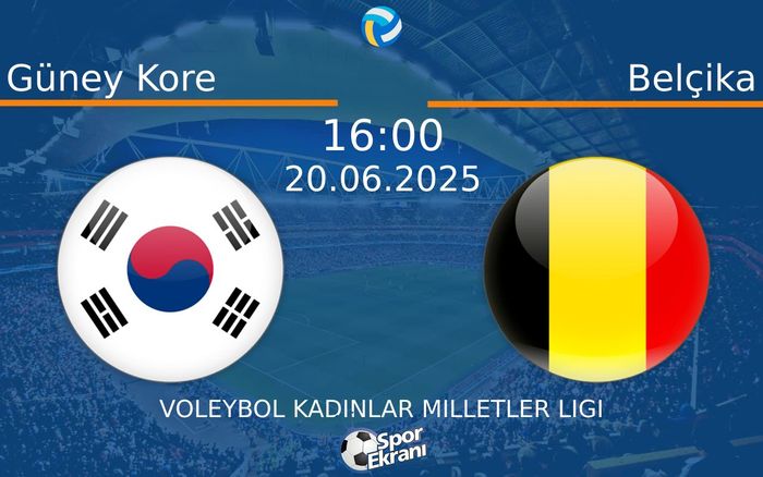 20 Haziran 2025 Güney Kore vs Belçika maçı Hangi Kanalda Saat Kaçta Yayınlanacak? 20 Haziran 2025 Güney Kore vs Belçika maçı Hangi Kanalda Saat Kaçta Yayınlanacak?