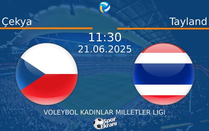 21 Haziran 2025 Çekya vs Tayland maçı Hangi Kanalda Saat Kaçta Yayınlanacak? 21 Haziran 2025 Çekya vs Tayland maçı Hangi Kanalda Saat Kaçta Yayınlanacak?
