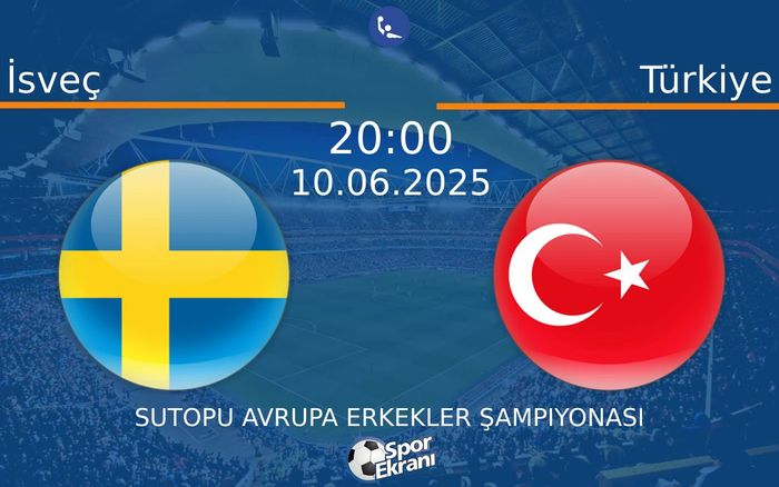 10 Haziran 2025 İsveç vs Türkiye maçı Hangi Kanalda Saat Kaçta Yayınlanacak? 10 Haziran 2025 İsveç vs Türkiye maçı Hangi Kanalda Saat Kaçta Yayınlanacak?