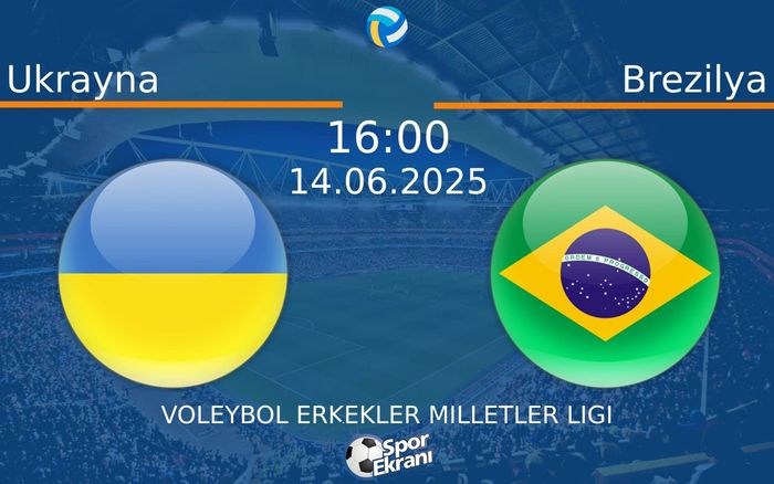 14 Haziran 2025 Ukrayna vs Brezilya maçı Hangi Kanalda Saat Kaçta Yayınlanacak? 14 Haziran 2025 Ukrayna vs Brezilya maçı Hangi Kanalda Saat Kaçta Yayınlanacak?