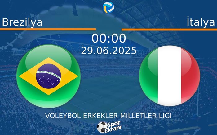 29 Haziran 2025 Brezilya vs İtalya maçı Hangi Kanalda Saat Kaçta Yayınlanacak? 29 Haziran 2025 Brezilya vs İtalya maçı Hangi Kanalda Saat Kaçta Yayınlanacak?