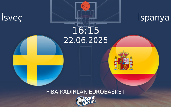 22 Haziran 2025 İsveç vs İspanya maçı Hangi Kanalda Saat Kaçta Yayınlanacak? 22 Haziran 2025 İsveç vs İspanya maçı Hangi Kanalda Saat Kaçta Yayınlanacak?