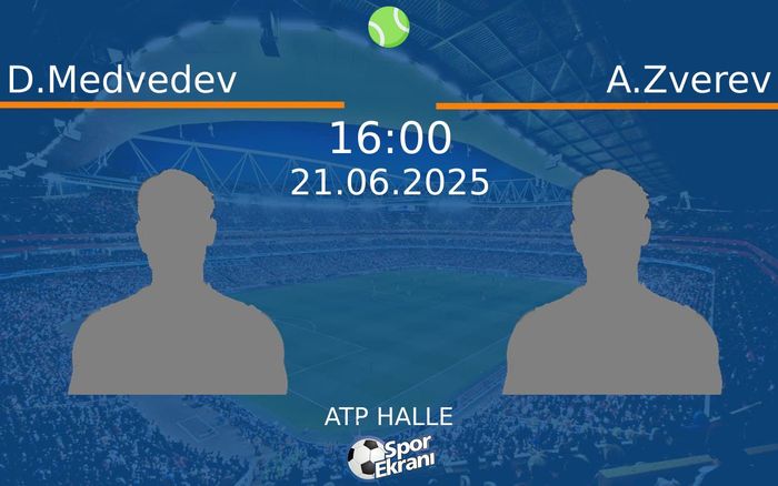21 Haziran 2025 D.Medvedev vs A.Zverev maçı Hangi Kanalda Saat Kaçta Yayınlanacak? 21 Haziran 2025 D.Medvedev vs A.Zverev maçı Hangi Kanalda Saat Kaçta Yayınlanacak?