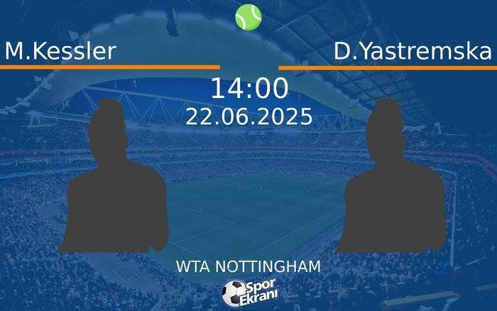 22 Haziran 2025 M.Kessler vs D.Yastremska maçı Hangi Kanalda Saat Kaçta Yayınlanacak?