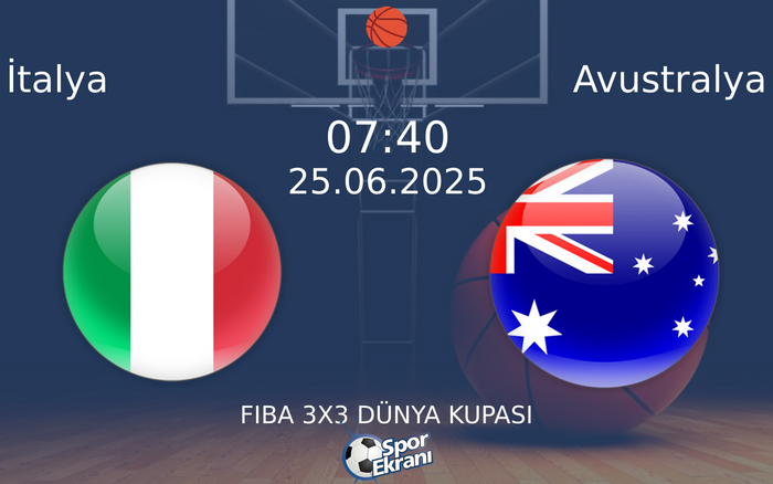 25 Haziran 2025 İtalya vs Avustralya maçı Hangi Kanalda Saat Kaçta Yayınlanacak? 25 Haziran 2025 İtalya vs Avustralya maçı Hangi Kanalda Saat Kaçta Yayınlanacak?