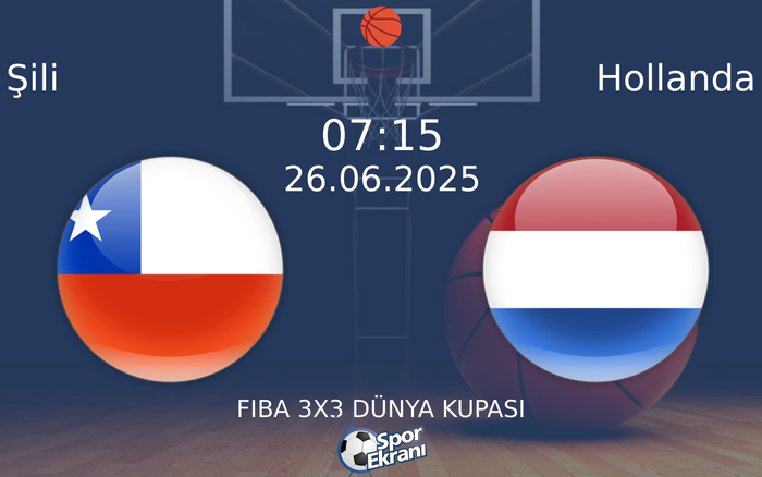 26 Haziran 2025 Şili vs Hollanda maçı Hangi Kanalda Saat Kaçta Yayınlanacak? 26 Haziran 2025 Şili vs Hollanda maçı Hangi Kanalda Saat Kaçta Yayınlanacak?