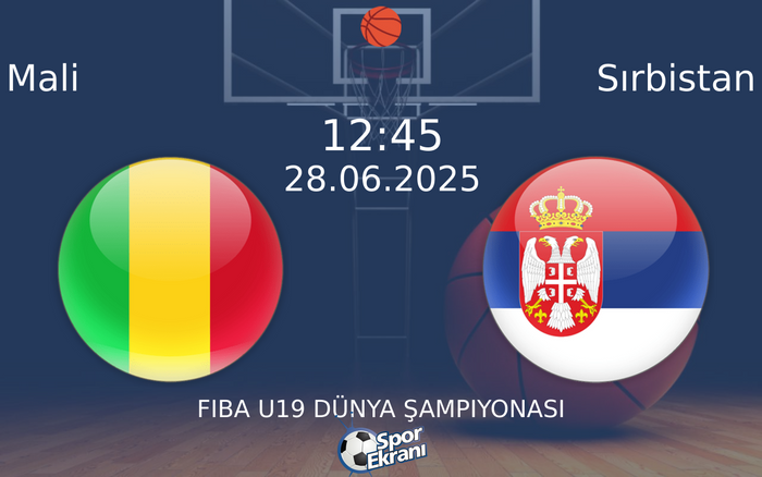 28 Haziran 2025 Mali vs Sırbistan maçı Hangi Kanalda Saat Kaçta Yayınlanacak? 28 Haziran 2025 Mali vs Sırbistan maçı Hangi Kanalda Saat Kaçta Yayınlanacak?
