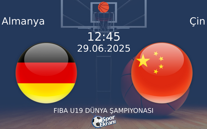 29 Haziran 2025 Almanya vs Çin maçı Hangi Kanalda Saat Kaçta Yayınlanacak? 29 Haziran 2025 Almanya vs Çin maçı Hangi Kanalda Saat Kaçta Yayınlanacak?