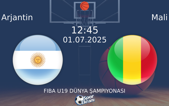 01 Temmuz 2025 Arjantin vs Mali maçı Hangi Kanalda Saat Kaçta Yayınlanacak? 01 Temmuz 2025 Arjantin vs Mali maçı Hangi Kanalda Saat Kaçta Yayınlanacak?