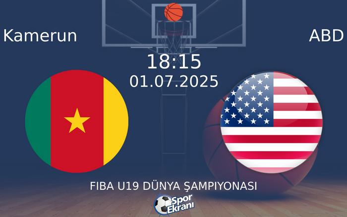 01 Temmuz 2025 Kamerun vs ABD maçı Hangi Kanalda Saat Kaçta Yayınlanacak? 01 Temmuz 2025 Kamerun vs ABD maçı Hangi Kanalda Saat Kaçta Yayınlanacak?