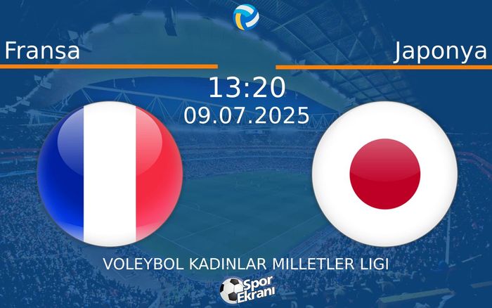 09 Temmuz 2025 Fransa vs Japonya maçı Hangi Kanalda Saat Kaçta Yayınlanacak? 09 Temmuz 2025 Fransa vs Japonya maçı Hangi Kanalda Saat Kaçta Yayınlanacak?