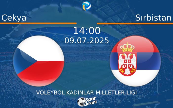 09 Temmuz 2025 Çekya vs Sırbistan maçı Hangi Kanalda Saat Kaçta Yayınlanacak? 09 Temmuz 2025 Çekya vs Sırbistan maçı Hangi Kanalda Saat Kaçta Yayınlanacak?