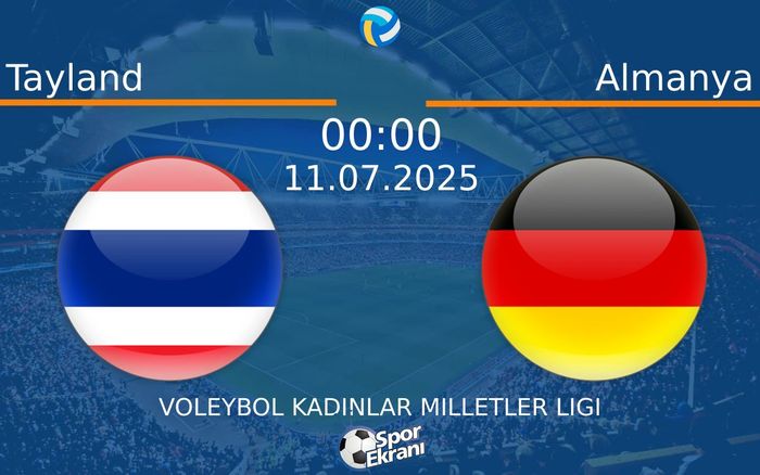 11 Temmuz 2025 Tayland vs Almanya maçı Hangi Kanalda Saat Kaçta Yayınlanacak? 11 Temmuz 2025 Tayland vs Almanya maçı Hangi Kanalda Saat Kaçta Yayınlanacak?